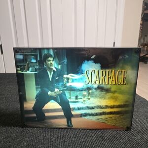Vintage Scarface movie poster box sign with light up feature #Scarface #MovieMem